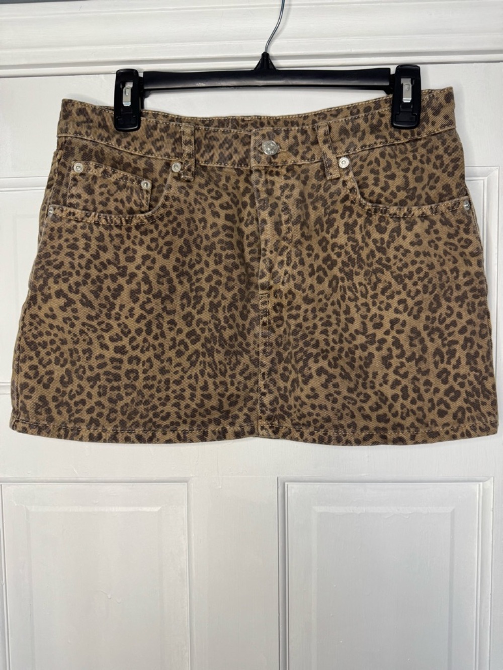 Zara cheetah mini skirt